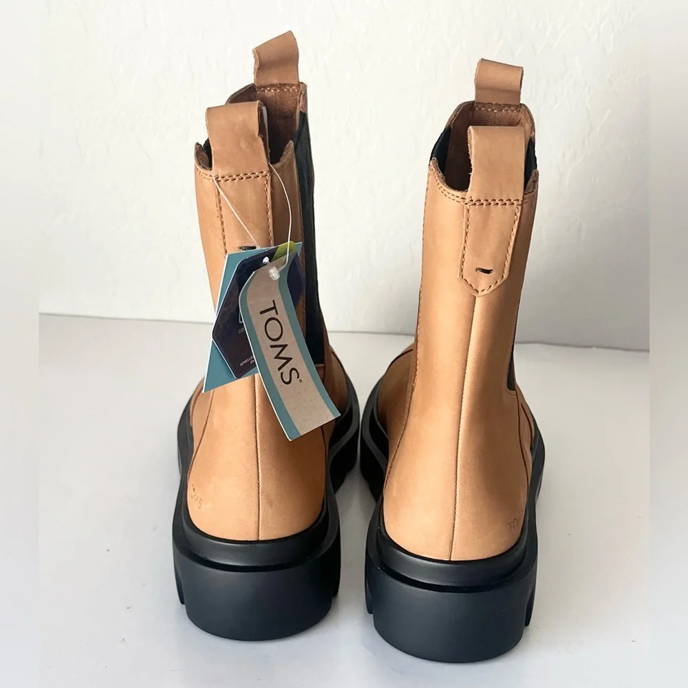 NWT Toms Rowan waterproof Chelsea boots 8 - Picture 6 of 13